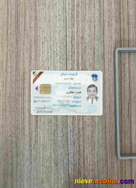 Iran driving license photolook
